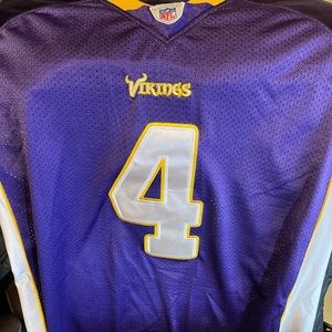 NFL Jersey Reebok Onfield Minnesota Vikings - #4 FAVRE